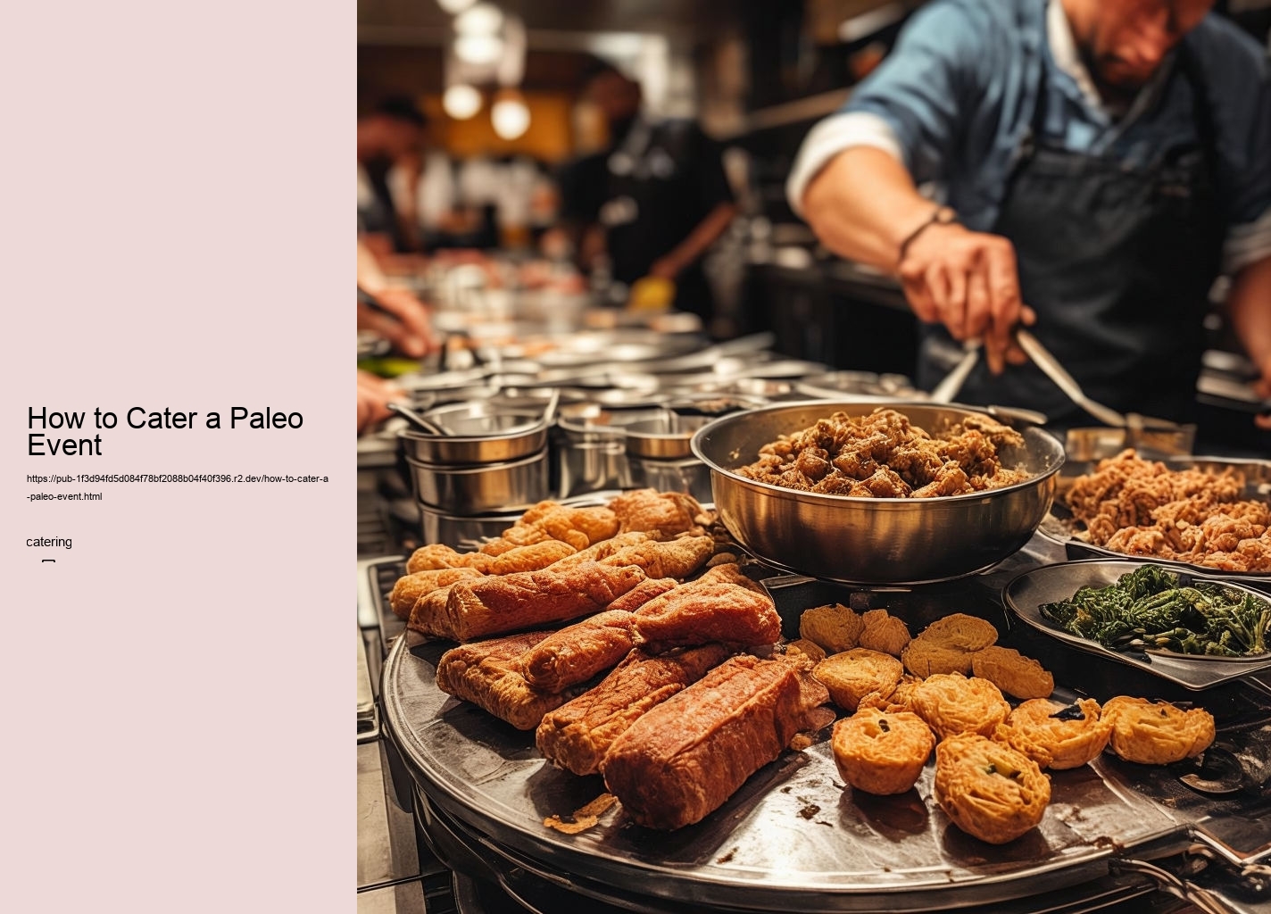 How to Cater a Paleo Event